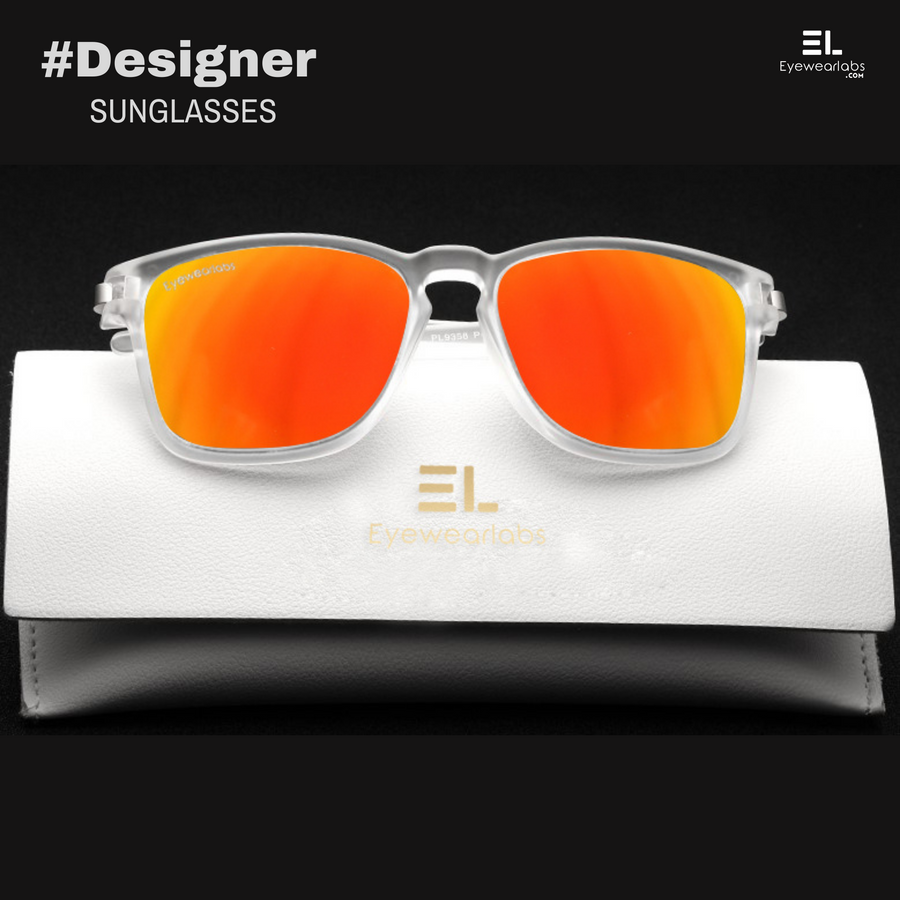 Crystal Orange Mirror  Eyewearlabs Power Sunglasses