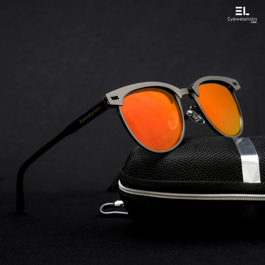 Bane Orange Mirror Eyewearlabs Power Sunglasses