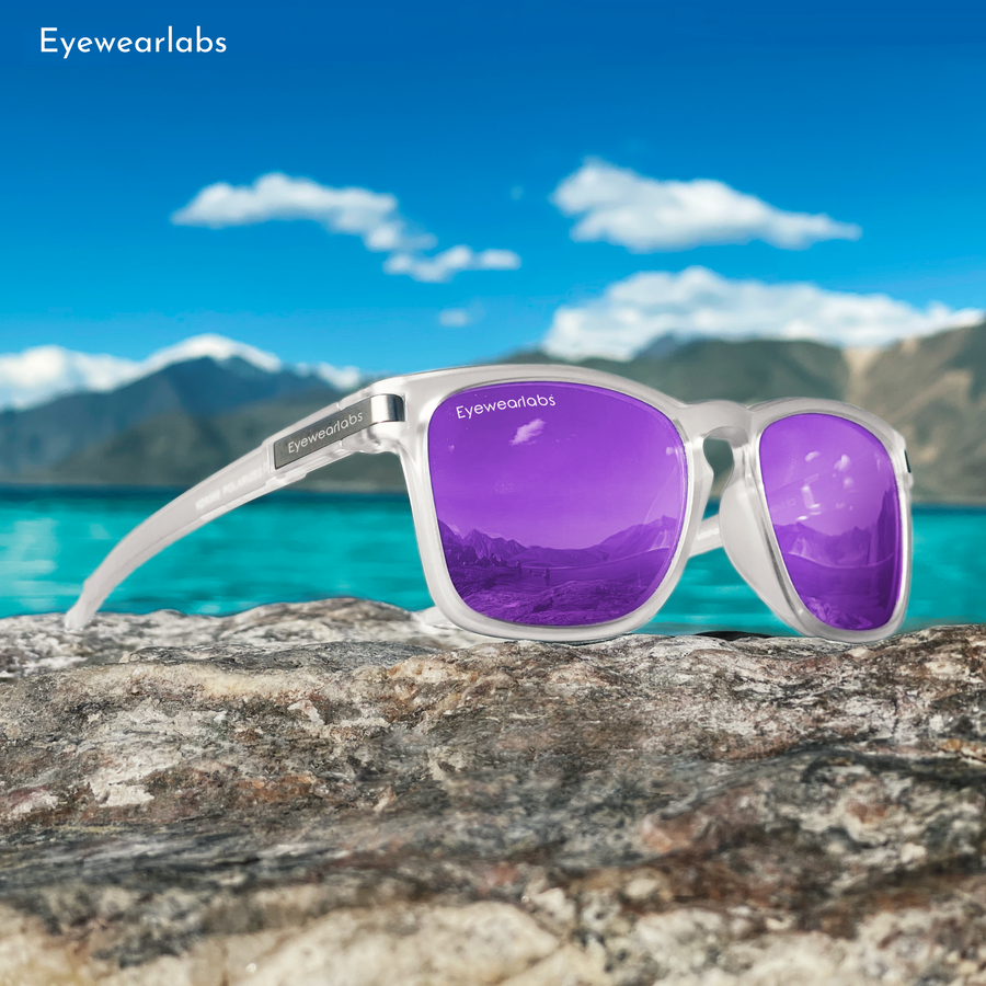 Crystal Purple Women Sunglasses