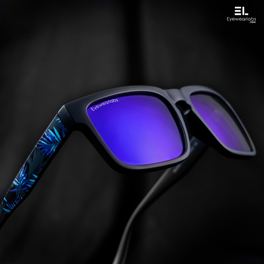 Lucifer Blue Mirror Eyewearlabs Power Sunglasses