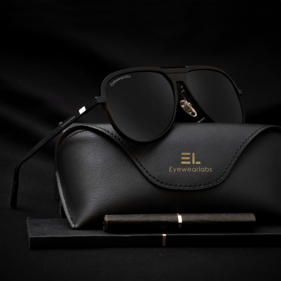 Guztag Black Eyewearlabs Power Sunglasses