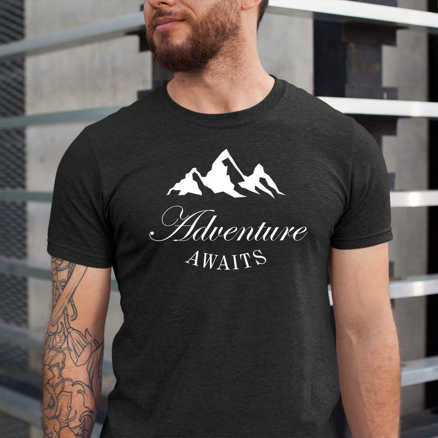 Adventure Awaits - black