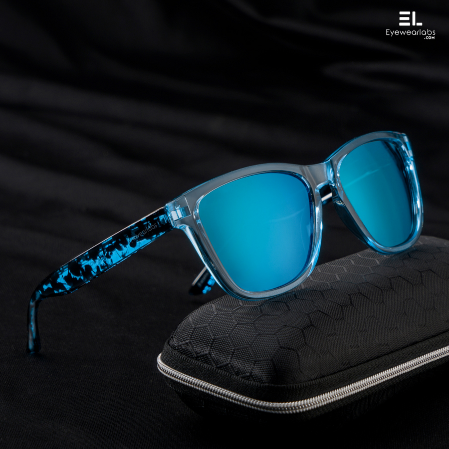Smasher Blue Mirror Eyewearlabs Power Sunglasses