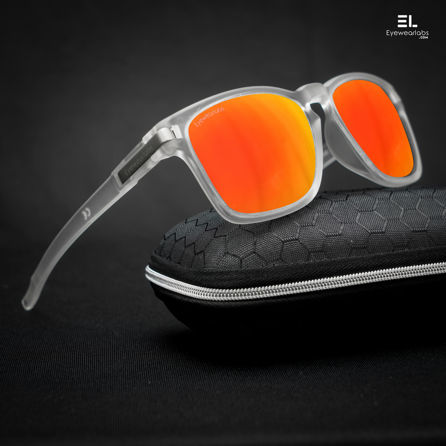 Crystal Orange Mirror  Eyewearlabs Power Sunglasses
