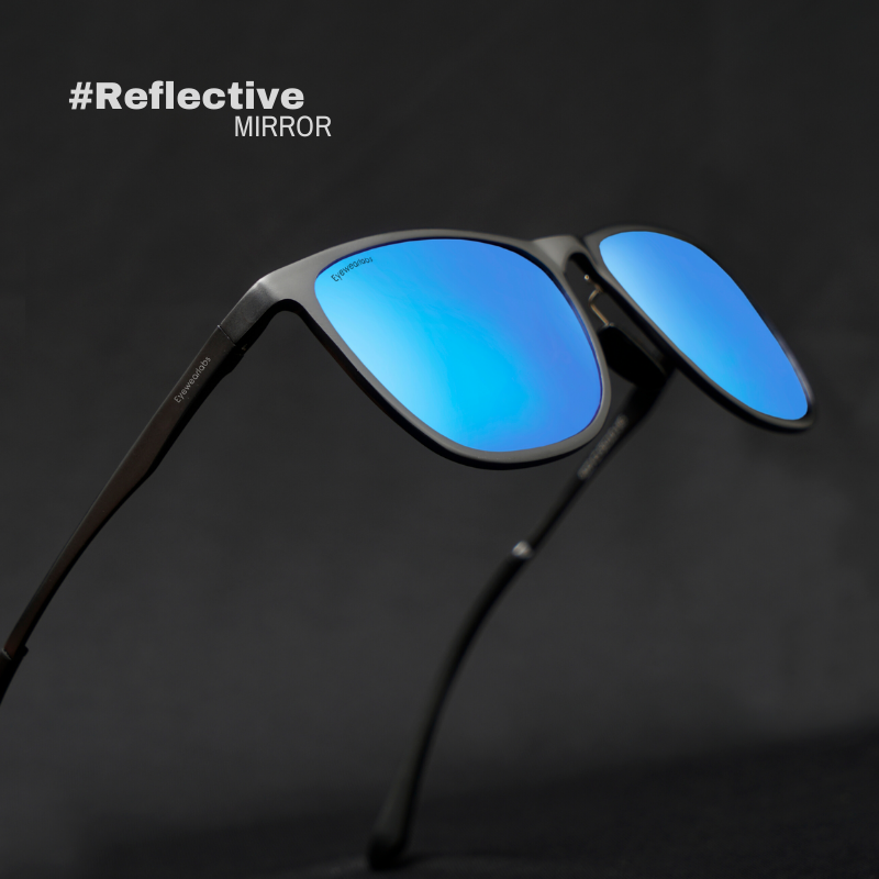 Blaze Blue Mirror Eyewearlabs Power Sunglasses
