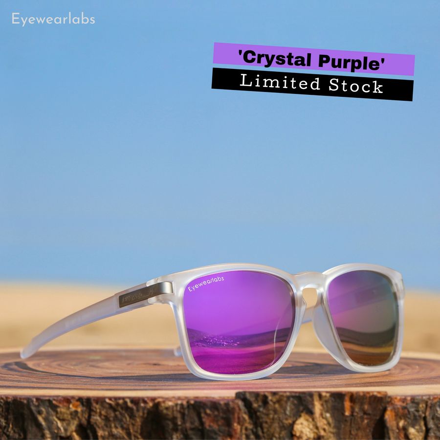 Crystal Purple Women Sunglasses