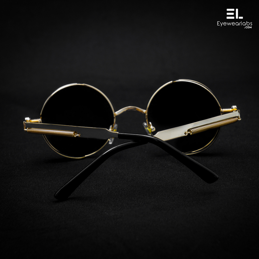 Wilcox Black Gold Eyewearlabs Power Sunglasses - Eyewearlabs