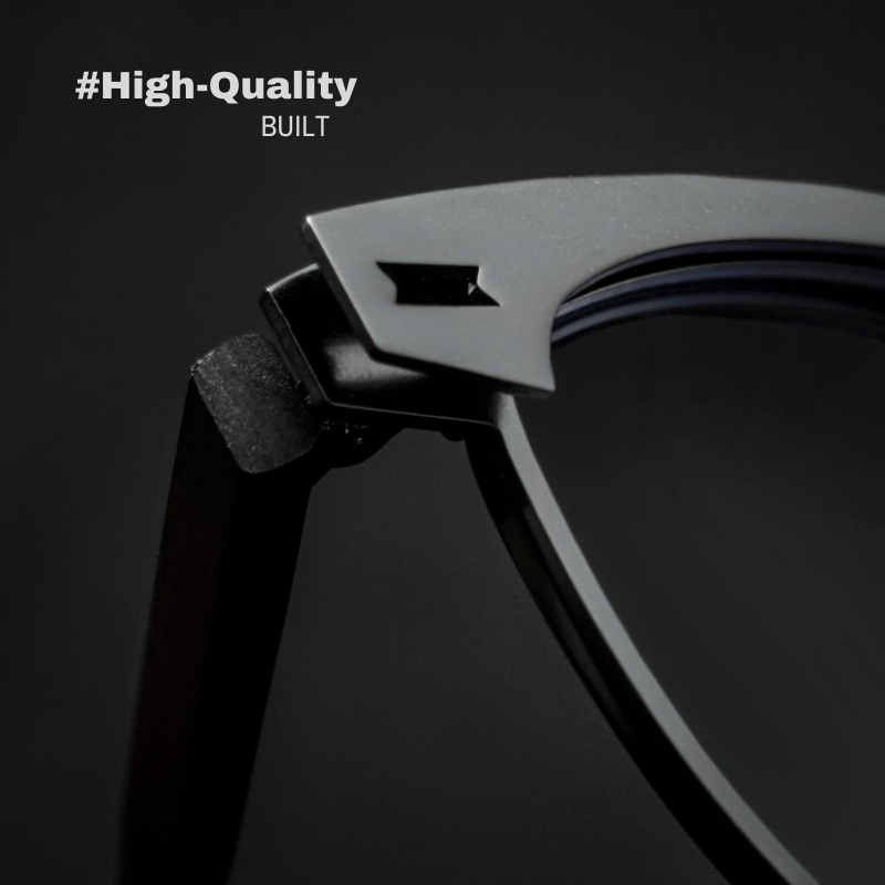 Bane Black Gun Grey Eyewearlabs Power Sunglasses