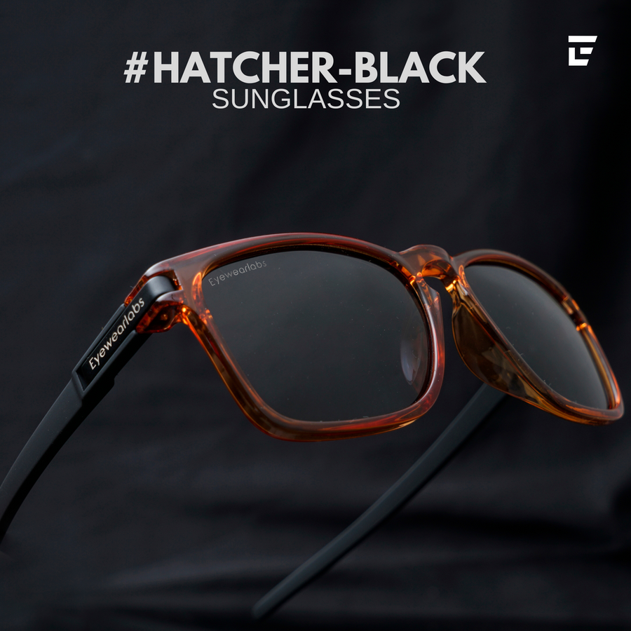 Hatcher Black Men Sunglasses