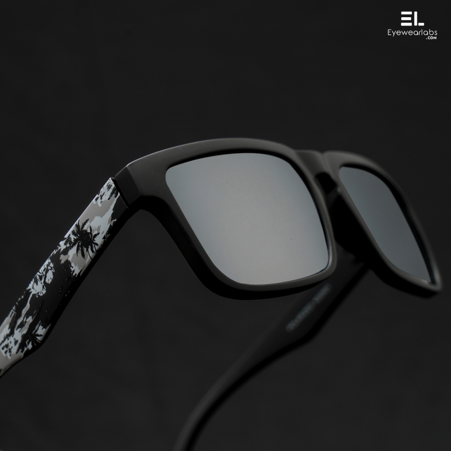 Batman Palm Silver Mirror Eyewearlabs Power Sunglasses