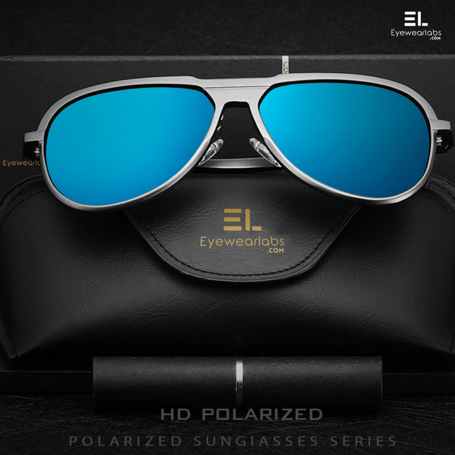 Guztag Gun Grey Blue Mirror Eyewearlabs Power Sunglasses