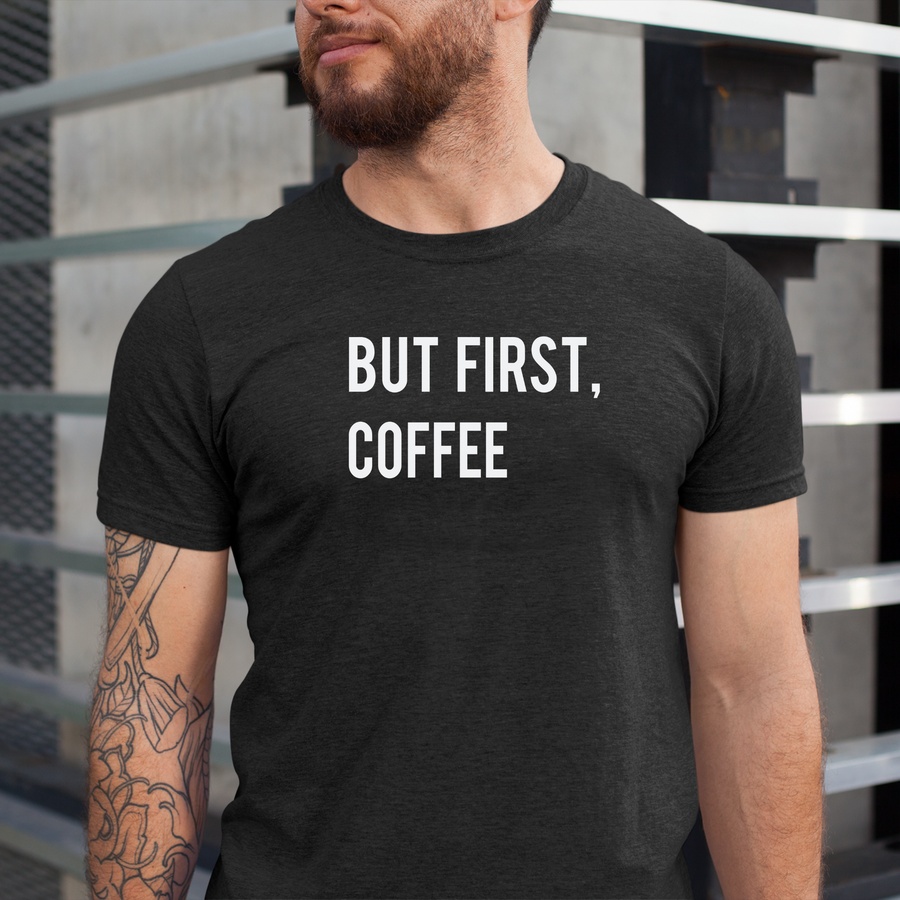 But First Coffee - black